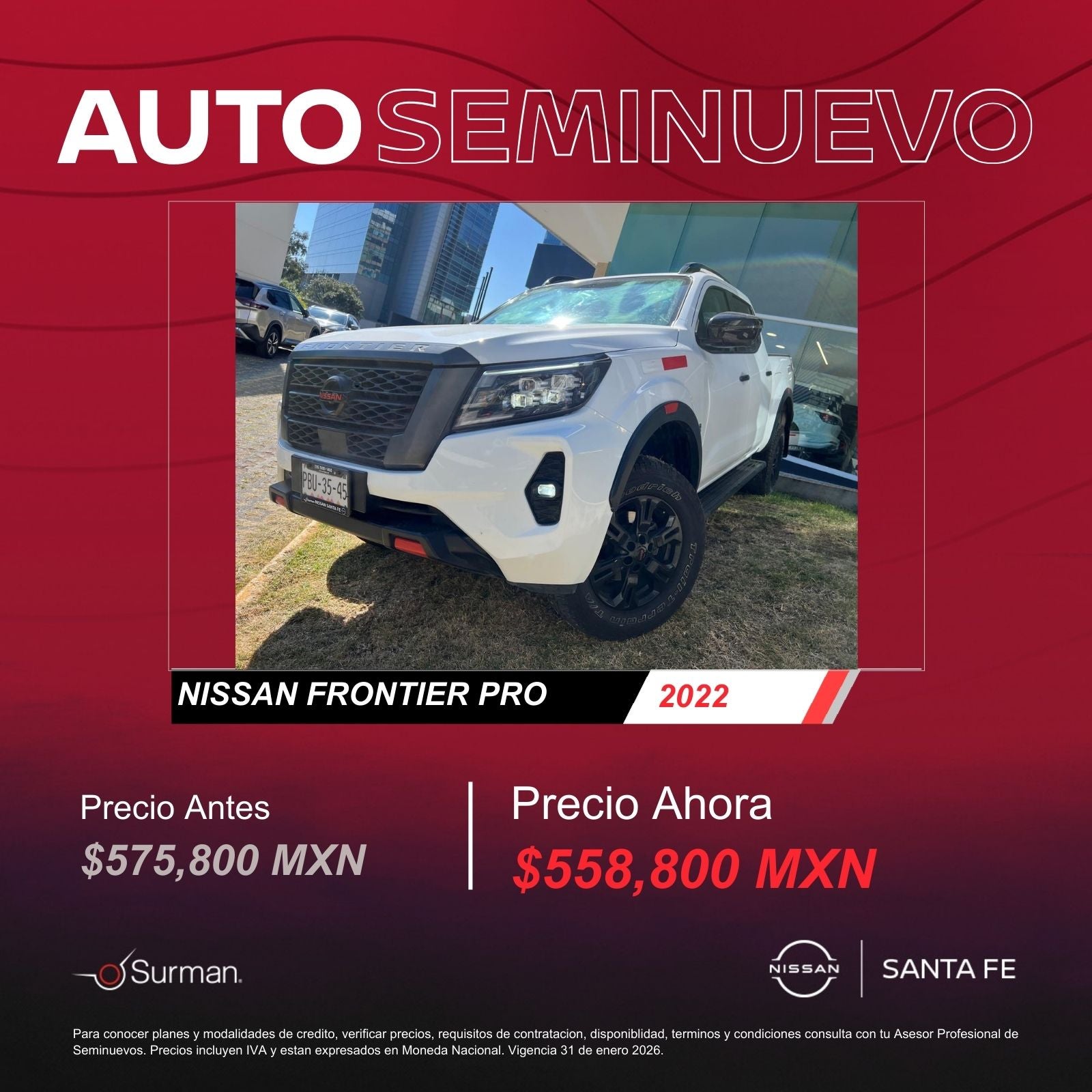 EL MOMENTO PERFECTO PARA ESTRENAR UN NISSAN FRONTIER HA LLEGADO