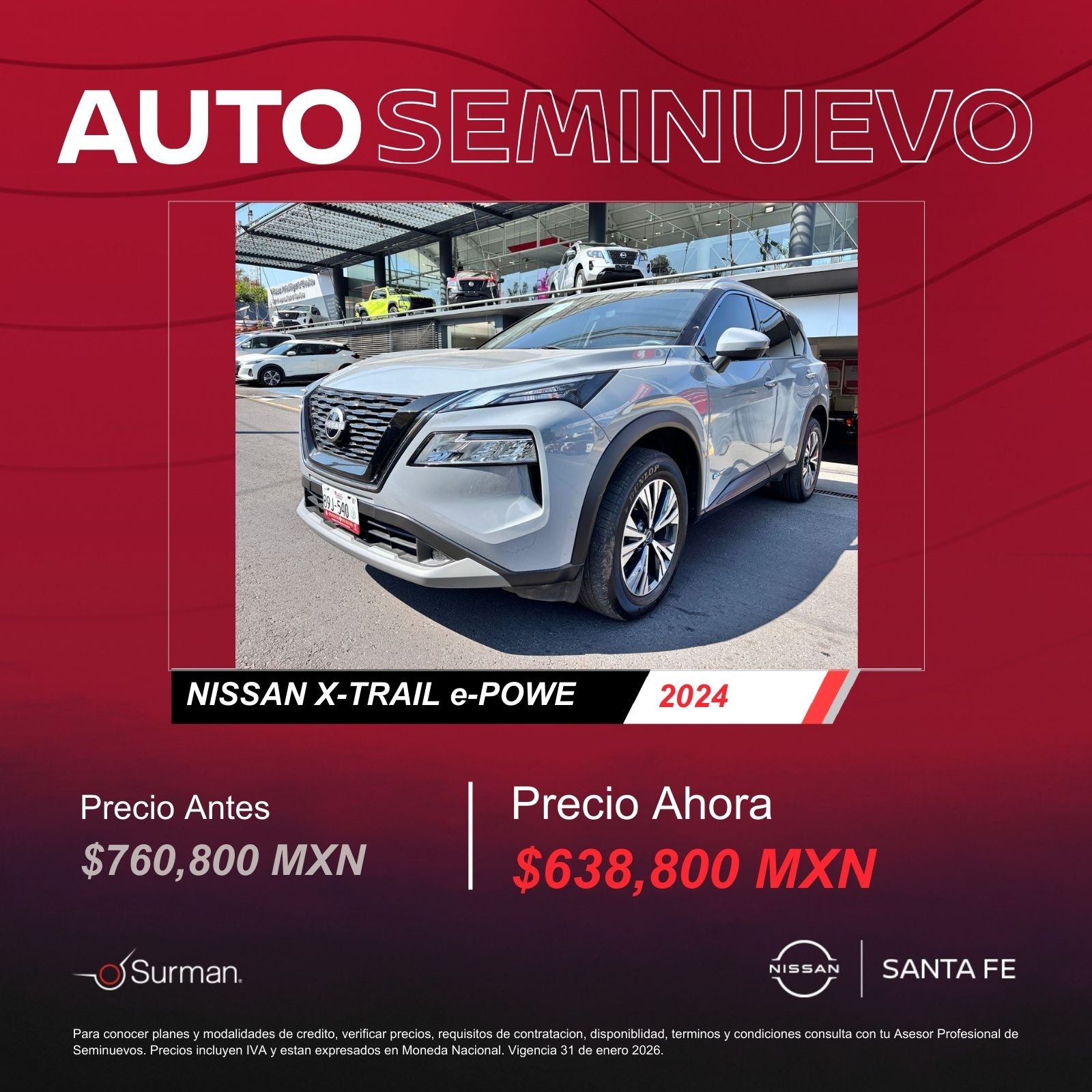 EL MOMENTO PERFECTO PARA ESTRENAR UN NISSAN X-TRAIL e-POWER